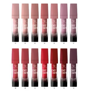 رژ لب مایع مات گلدن رز مدل LIPING MY MATTE شماره 01