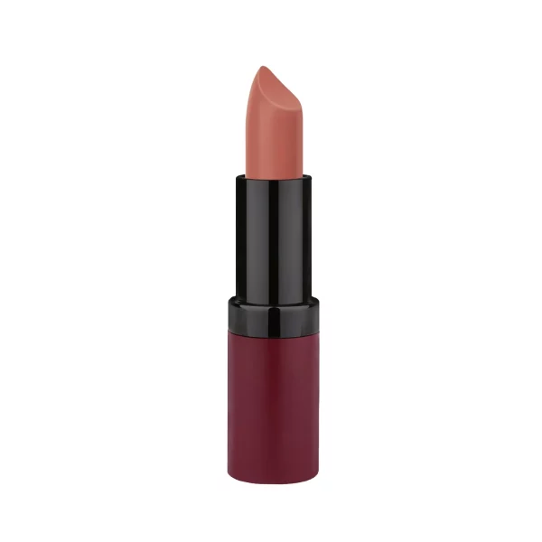 رژ لب جامد گلدن رز مدل Velvet Matte شماره ۲۷ رنگ Vintage Pink