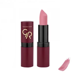 رژ لب جامد مات و مخملی گلدن رز مدل GR Velvet Matte Lipstick شماره 7