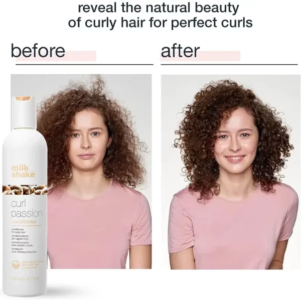 کرم‌مو کرل پسیون میلک‌شیک milk shake موی فر curl passion حجم 200میل