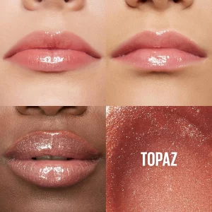 برق‌لب 009 Topaz میبلین لیفتر گلاس حجم‌دهنده و آبرسان حجم 5.4 میلی‌لیتر 