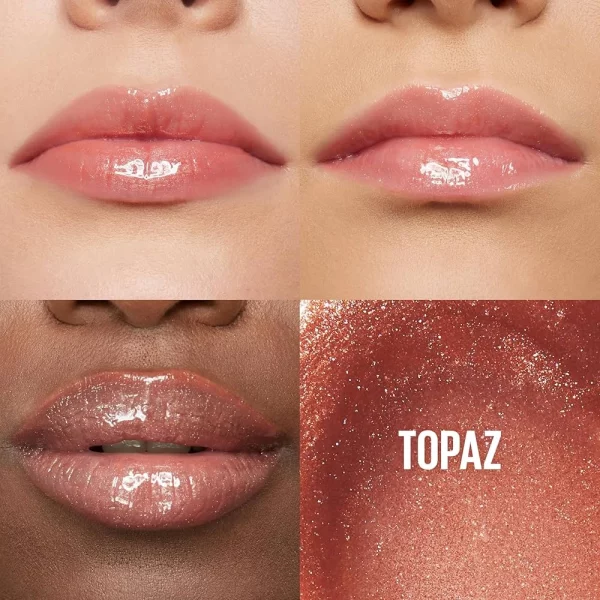 برق‌لب 009 Topaz میبلین لیفتر گلاس حجم‌دهنده و آبرسان حجم 5.4 میلی‌لیتر 