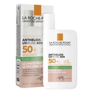 ضد آفتاب رنگی لاراش پوزای مدل اکلیار کنترل کننده چربی SPF50 حجم 50میل