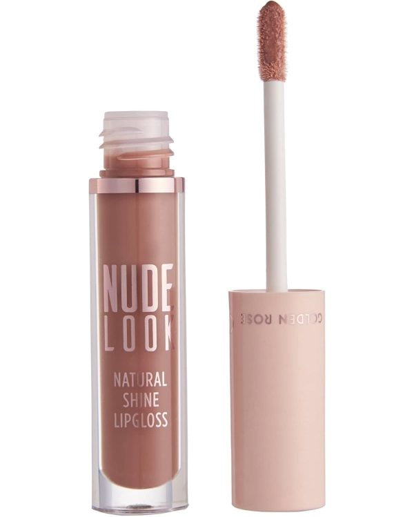 رژ لب مایع براق گلدن رز سری Nude Look شماره 01 رنگ Nude Delight