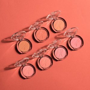 رژ گونه پودری گلدن رز مدل Powder Blush Soft And Silki رنگ Soft Peach شماره 14