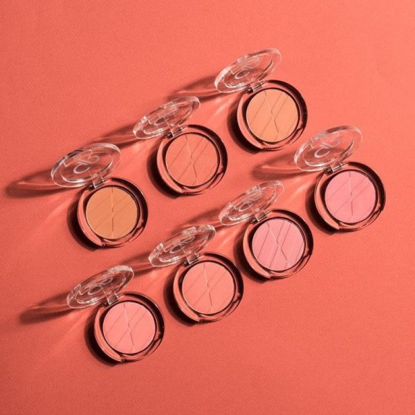 رژ گونه پودری گلدن رز مدل Powder Blush Soft And Silki رنگ Soft Peach شماره 14
