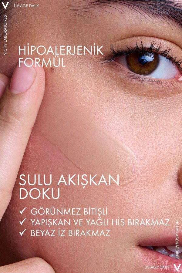 ضد آفتاب رنگی ویشی کاپیتول سوله یو وی ایج Daily SPF50+ حجم ۴۰ میل