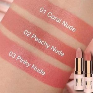 رژ لب جامد و مات گلدن رز سری Nude Look شماره 1 رنگ Coral Nude