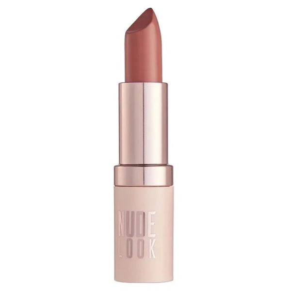 رژ لب جامد و مات گلدن رز Golden Rose سری Nude Look شماره 2 رنگ Peachy Nude