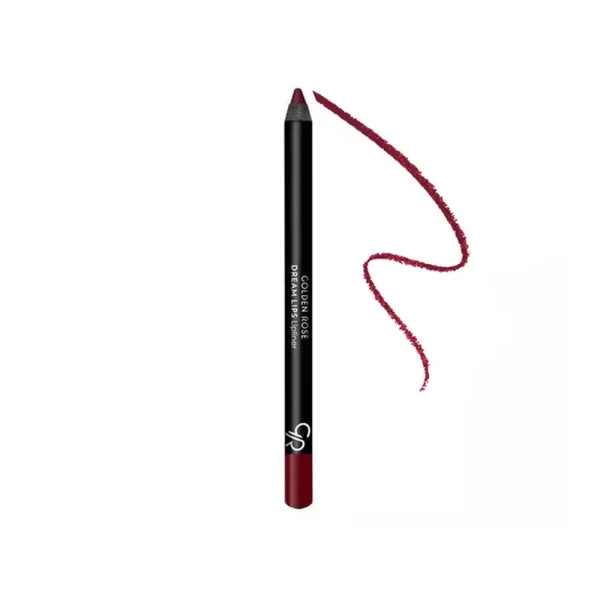 مداد لب با دوام مات گلدن رز مدل DREAM LIPS شماره 524 رنگ زرشکی