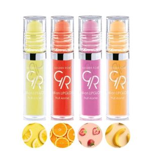 برق لب رولی گلدن رز مدل Fruit Aroma شماره 05 طعم Orange