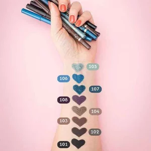 مداد چشم ضد آب گلدن رز مدل TATTOO GEL شماره 102 رنگ قهوه ای تیره