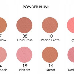 رژ گونه پودری گلدن رز مدل Powder Blush Soft And Silki رنگ Peach Glaze شماره 10