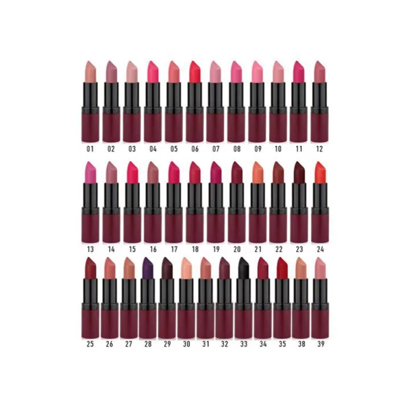 رژلب گلدن رز مدل Velvet شماره 12