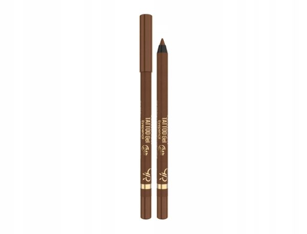 مداد چشم ژلی و ضدآب گلدن رز مدل Tattoo Gel Eyepencil شماره 115 رنگ Rust Brown نگاهی نافذ و چشمانی که هرگز رنگ نمی‌بازند خط چشم و مداد چشم حرفه‌ای با ماندگاری خیره‌کننده