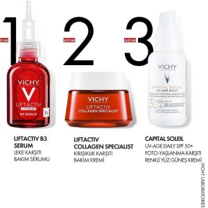 ضد آفتاب رنگی ویشی کاپیتول سوله یو وی ایج Daily SPF50+ حجم ۴۰ میل