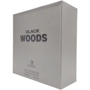 ادوپرفیوم بلک وود روونا مردانه مدل black woods با رایحه تلخ حجم 30میل 