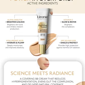 بی‌بی‌کرم 01 Light لیرن مدل Derma Pigment Control حجم 30 میلی‌لیتر 