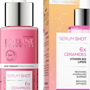 سرم ۶ سرامید اولاین Eveline Cosmetics Shot Serum  حجم 30میل 
