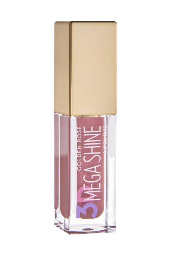 رژ لب مایع گلدن رز مدل 3D MEGA SHINE شماره 114