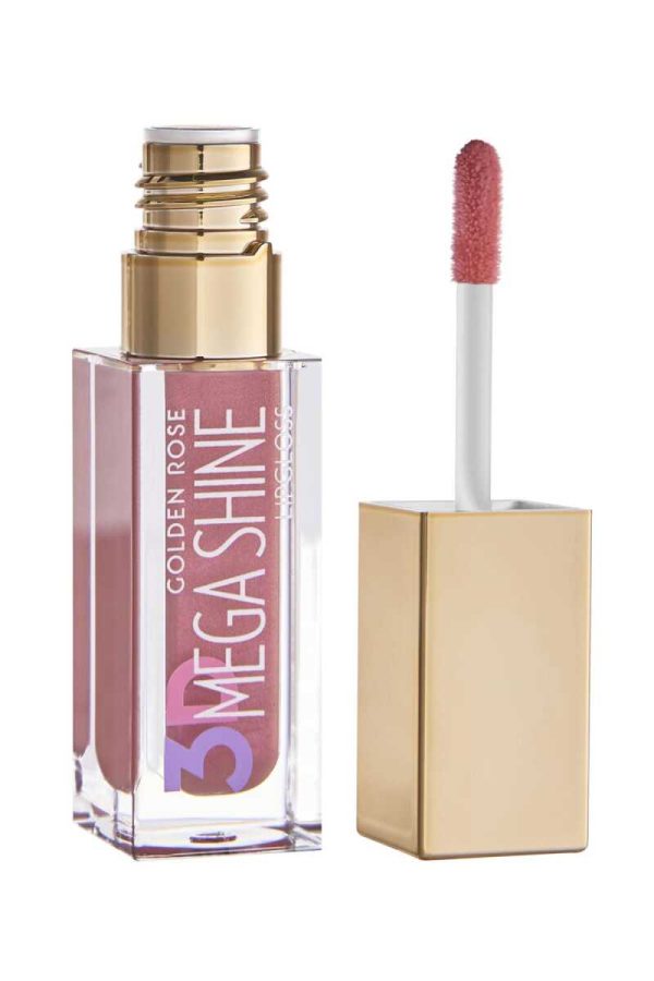 رژ لب مایع گلدن رز مدل 3D MEGA SHINE شماره 114