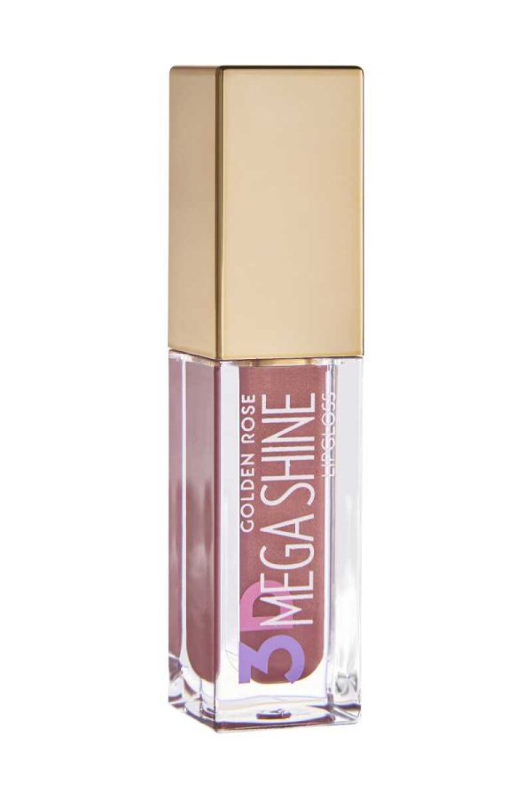 برق لب گلدن رز مدل 3D Mega Shine شماره 117
