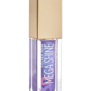 برق لب گلدن رز مدل 3D Mega Shine شماره 122 رنگ یاسی شاین