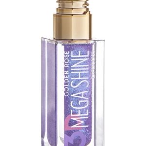 برق لب گلدن رز مدل 3D Mega Shine شماره 122 رنگ یاسی شاین