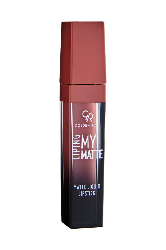 رژ لب مایع مات ضدآب گلدن رز مدل My Matte شماره 13