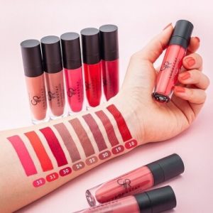 رژ لب مایع مات گلدن رز مدل LONG STAY شماره 23
