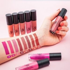رژ لب مایع مات گلدن رز مدل LONG STAY شماره 23