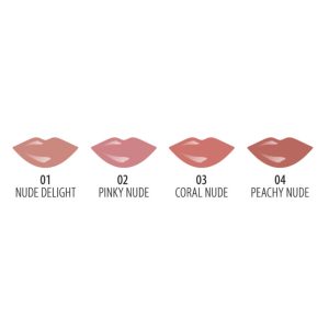 رژ لب مایع براق گلدن رز مدل NUDE LOOK شماره 03 رنگ CORAL NUDE