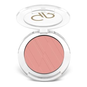 رژ گونه پودری گلدن رز مدل Powder Blush Soft And Silki رنگ Soft Peach شماره 14