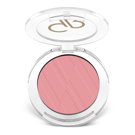 رژ گونه پودری گلدن رز مدل Powder Blush Soft And Silki رنگ Pink Kiss شماره 15
