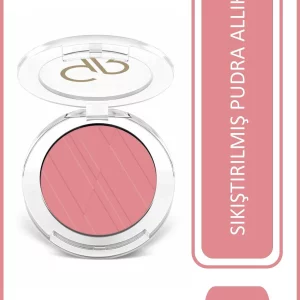 رژ گونه پودری گلدن رز مدل Powder Blush Soft And Silki رنگ Desire Pink شماره 17