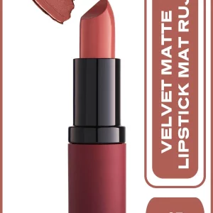 رژ لب جامد گلدن رز مدل Velvet Matte شماره ۲۷ رنگ Vintage Pink