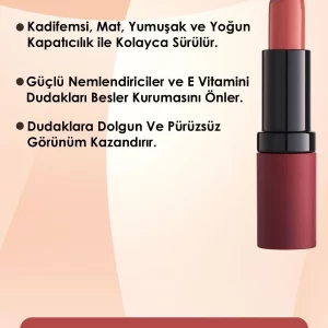 رژ لب جامد گلدن رز مدل Velvet Matte شماره ۲۷ رنگ Vintage Pink