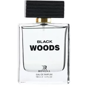 ادوپرفیوم بلک وود روونا مردانه مدل black woods با رایحه تلخ حجم 30میل 