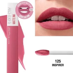 رژلب‌مایع 125 Inspirer میبلین سوپر استی مات اینک حجم 5 میلی‌لیتر 