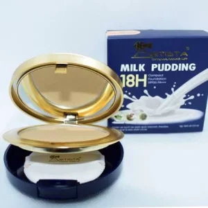پنکیک کرم‌پودری 3W3 آرتیستا مدل Milk Pudding با SPF 50 حجم 80 گرم 