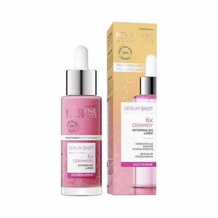 سرم ۶ سرامید اولاین Eveline Cosmetics Shot Serum  حجم 30میل 