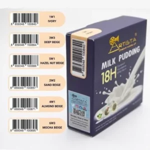 پنکیک کرم‌پودری 4W1 آرتیستا مدل Milk Pudding با SPF 50 حجم 80 گرم 