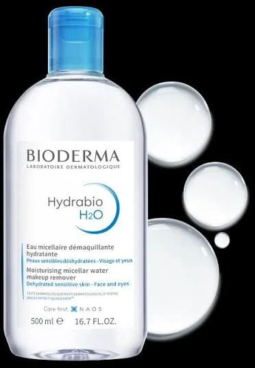 میسلار‌واتر هیدرابیو H2O بایودرما آبرسان حجم 500 میلی‌لیتر