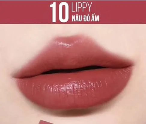 رژ‌لب‌مایع 10 لیپی میبلین Vinyl Ink حجم 4.2 گرم 