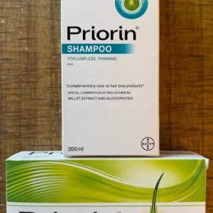 شامپو ضد‌ریزش موچرب پریورین priorin بایر آلمان اصل حجم 200 میل 