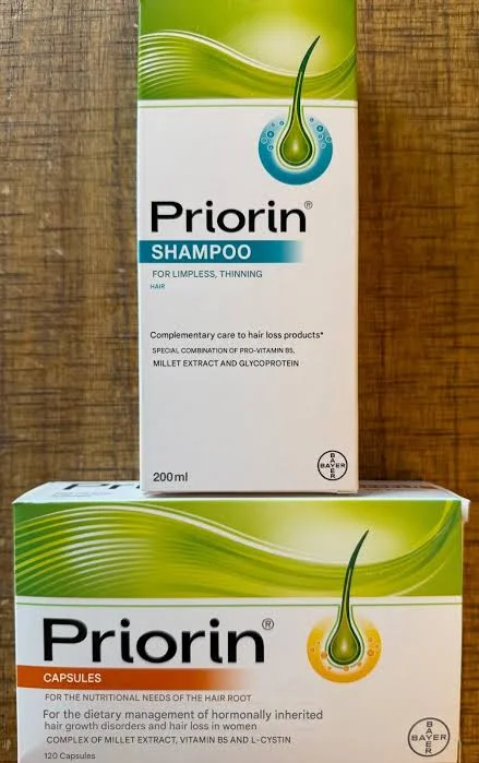 شامپو ضد‌ریزش موچرب پریورین priorin بایر آلمان اصل حجم 200 میل 
