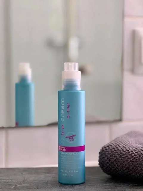 ژل‌مو Hair filler آیس‌کریم مدل 2 ضخیم کننده مو حجم 150 میلی لیتر 
