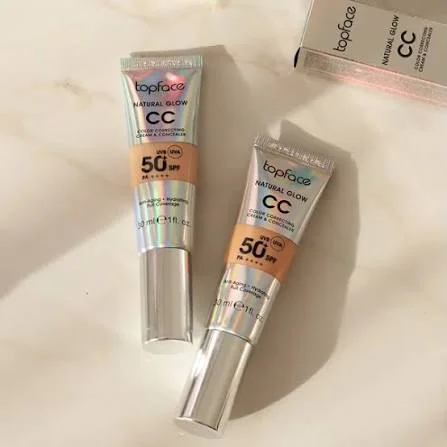 سی‌سی‌کرم و کانسیلر 02‌ تاپ‌فیس رنگ Warm Beige حجم 40 میلی لیتر