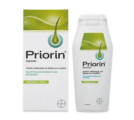 شامپو ضد‌ریزش موخشک پریورین priorin بایر آلمان اصل حجم 200 میل