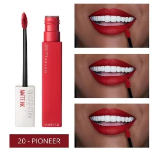 رژلب مایع 20پیونیر میبلین سوپر استی مات اینک حجم 5 میل 